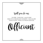 Will You Be Our Officiant 5 5x5 5 Printable Digital File Etsy