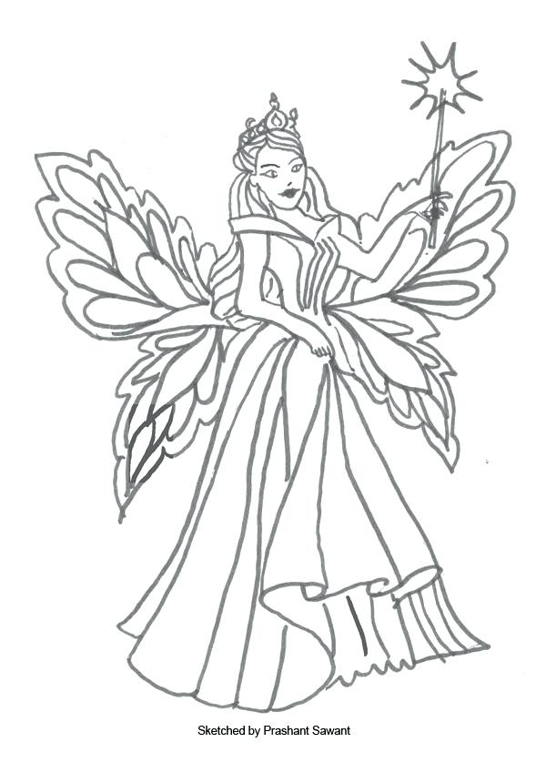 Winter Fairy Coloring Pages At GetColorings Free Printable 