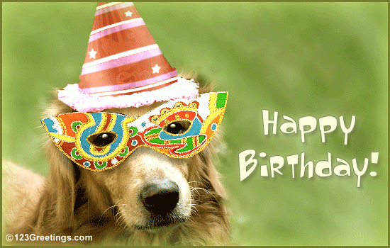 Wish A Bow Wow Birthday Free Pets ECards Greeting Cards 123 Greetings