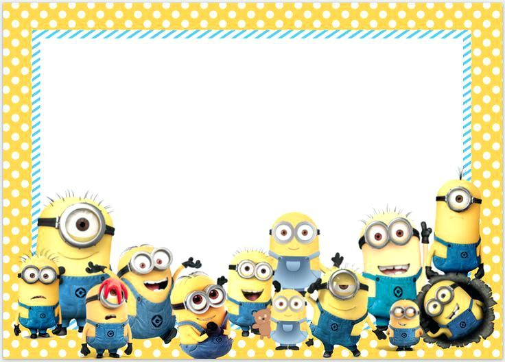 Wonderful Minions Party Invitations Minion Invitation Template Minion 