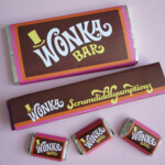 Wonka Bar Fudgemallow Scrumdiddlyumptious Labels Wonka Bar Etsy UK