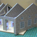 Wordsworth Model Railway 92 Building A Card Roundhouse Kit YouTube