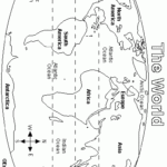 World Map Printout EnchantedLearning