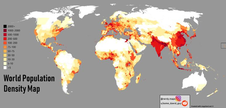 World Population Density Map In 2021 World Population Map Density