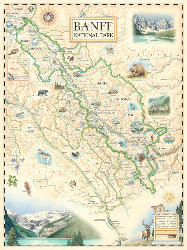 Xplorer Maps Announces The Release Of Banff National Park PR