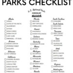 Your Printable List Of 63 National Parks In The U S Updated For 2021